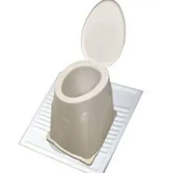 White Orissa Pan Toilet Seat